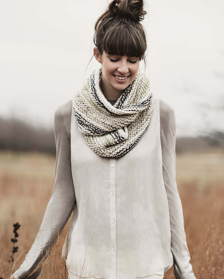 Blue Sky Fibers Caledonia Cowl Knitting Pattern