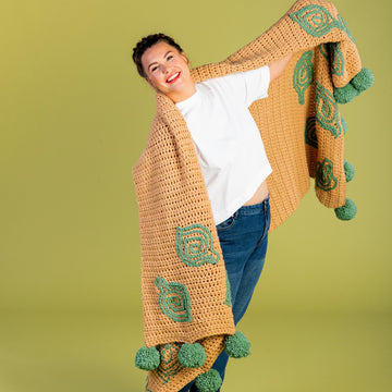 Paintbox Yarns Fallen Leaves Afghan PDF (Free)