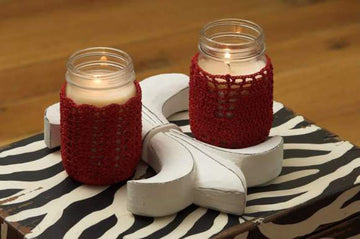 Candle Jar Covers Accessory Crochet Pattern