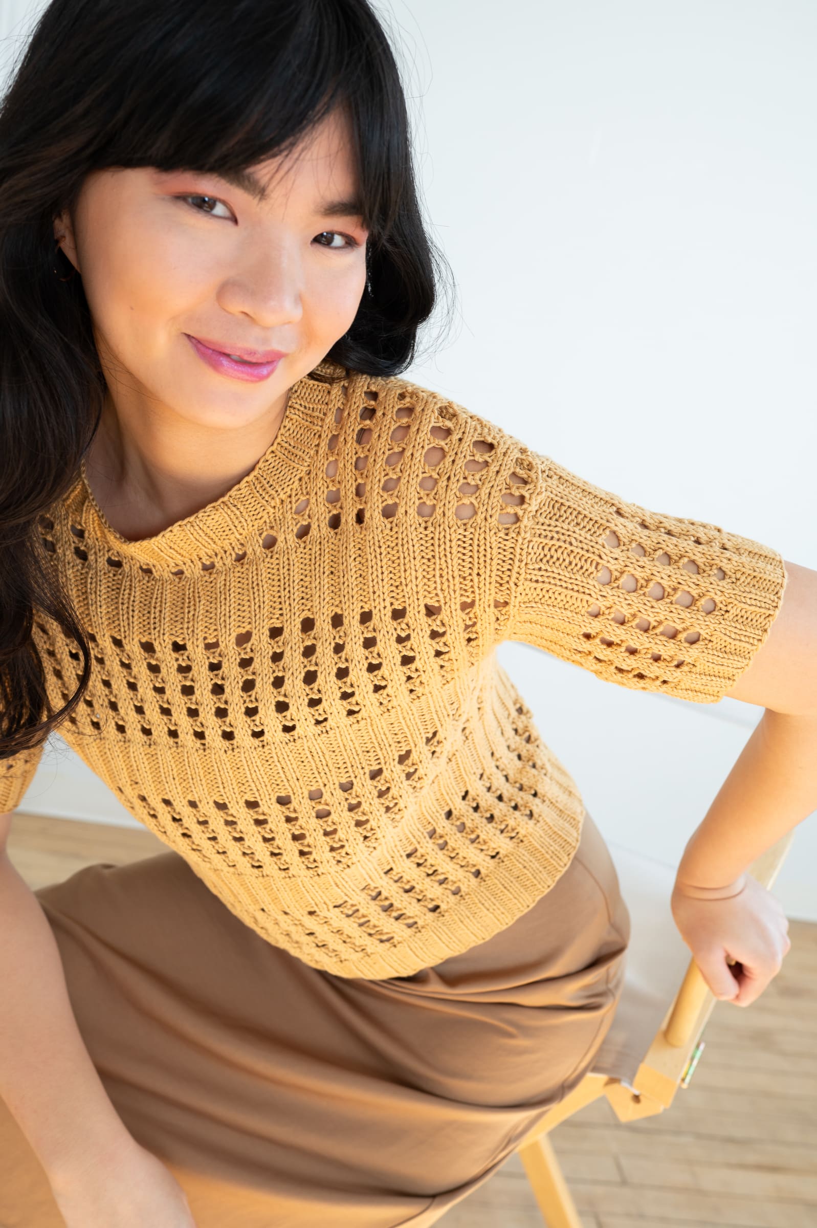 Berroco Lighted Structures Hadid Top Knitting Pattern