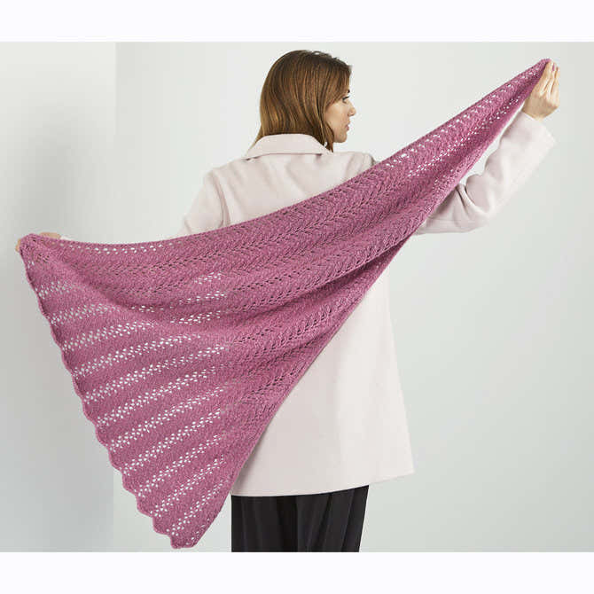 Stacy Charles Fine Yarns Alexis Wrap Knitting Pattern