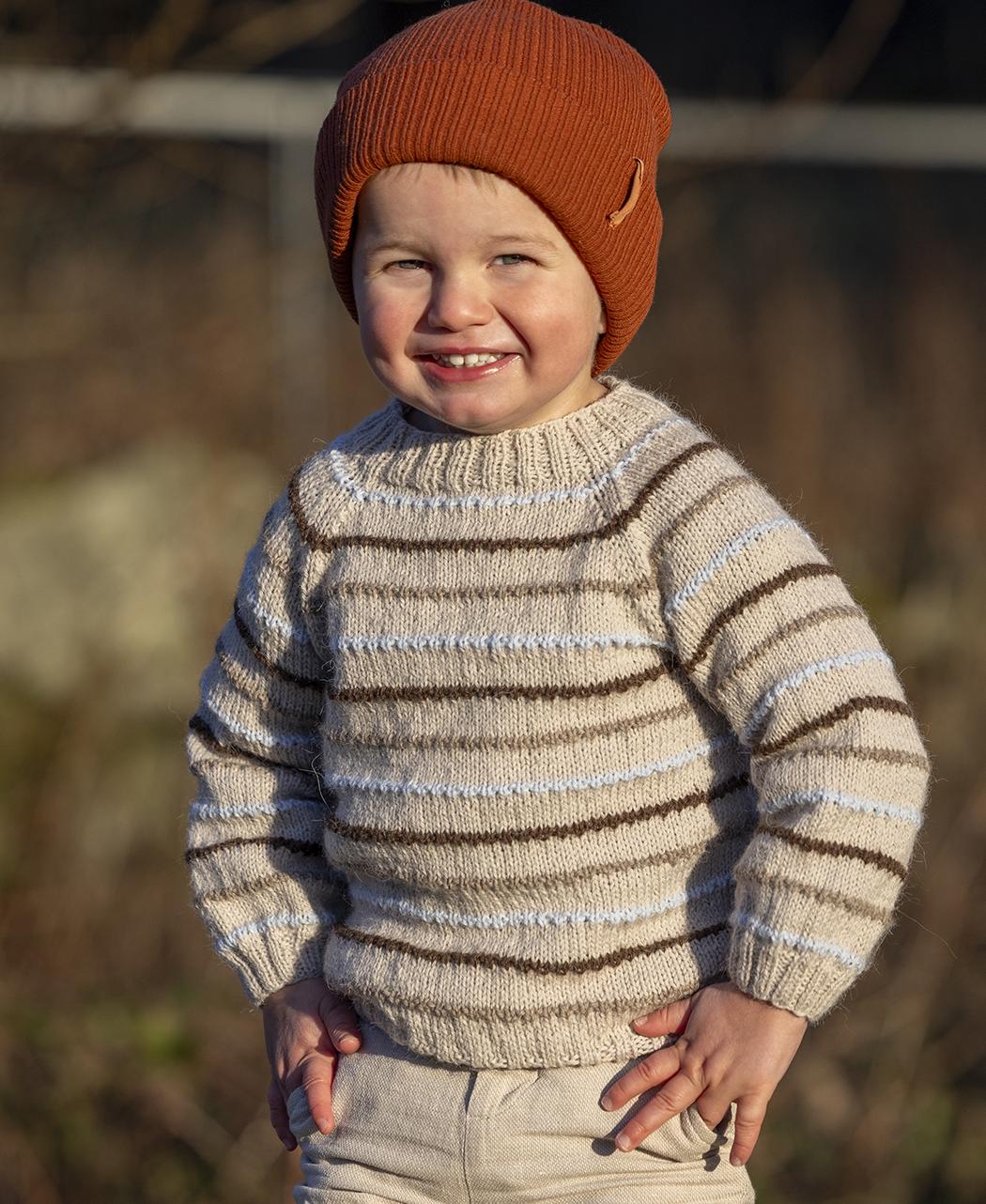 Tusse Sweater in Viking of Norway Alpaca Liten Storm Beige PDF