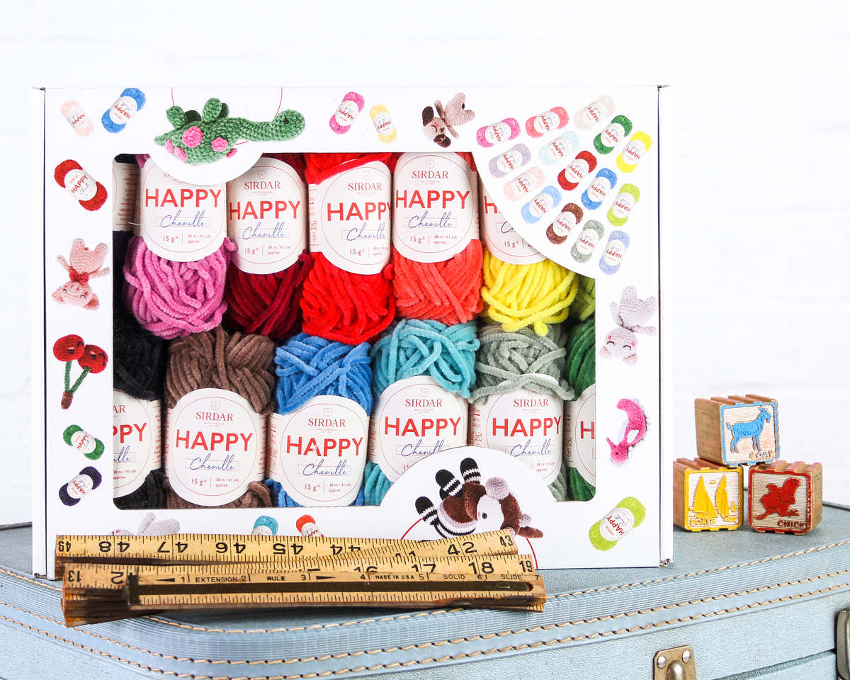 Sirdar Happy Chenille Assortment Pack Yarn - Polyester DK