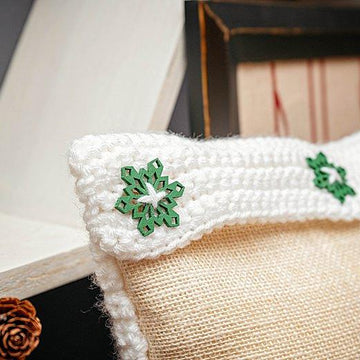 Ho Ho Ho Crochet Pillow Cover