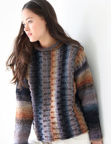 Correa Sweater in Noro Silk Garden - 24 - PDF