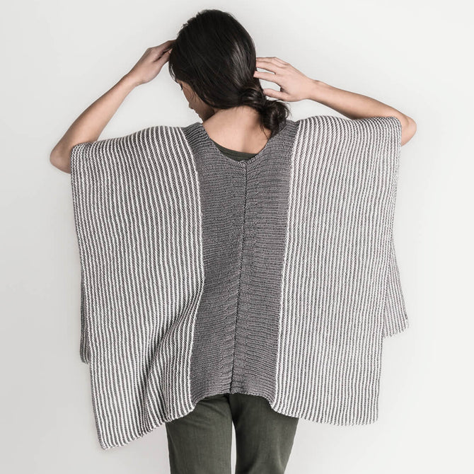 Blue Sky Fibers Esko Kimono Cape Knitting Pattern