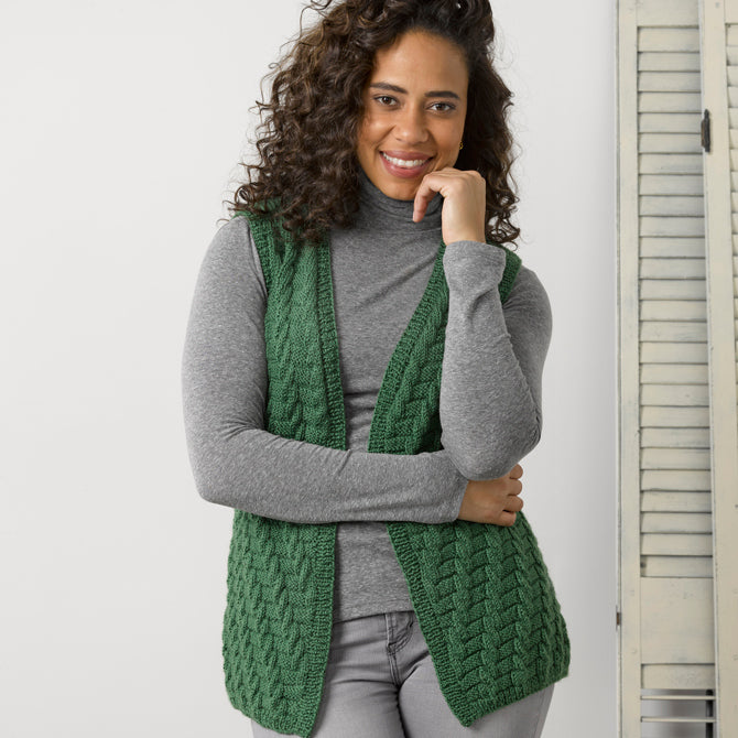 Tahki Yarns Ethridge Vest Knitting Pattern