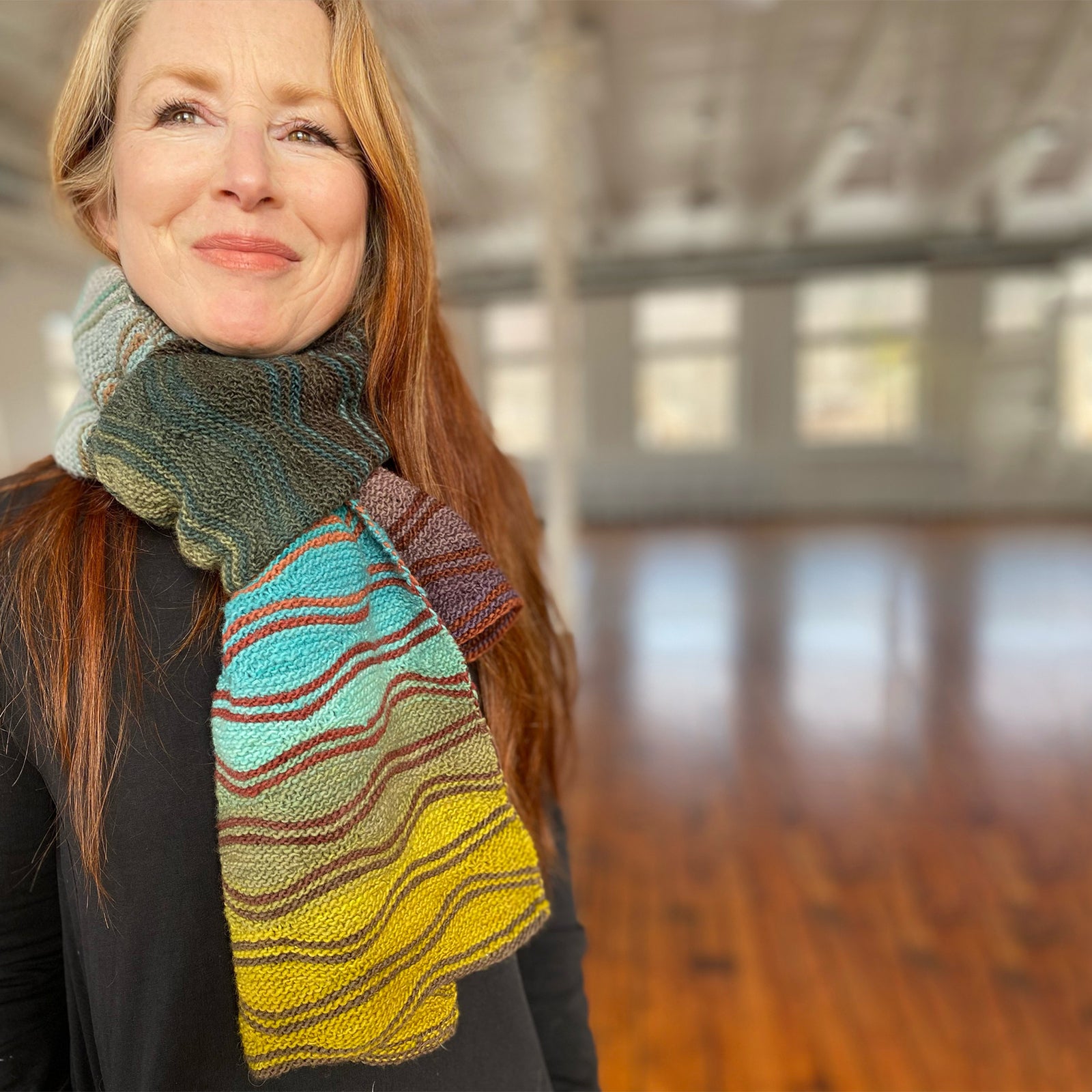 Freia Fine Handpaints Highlands Scarf Knitting Pattern