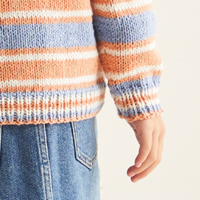 Sirdar Striped Cardigan Knitting Pattern