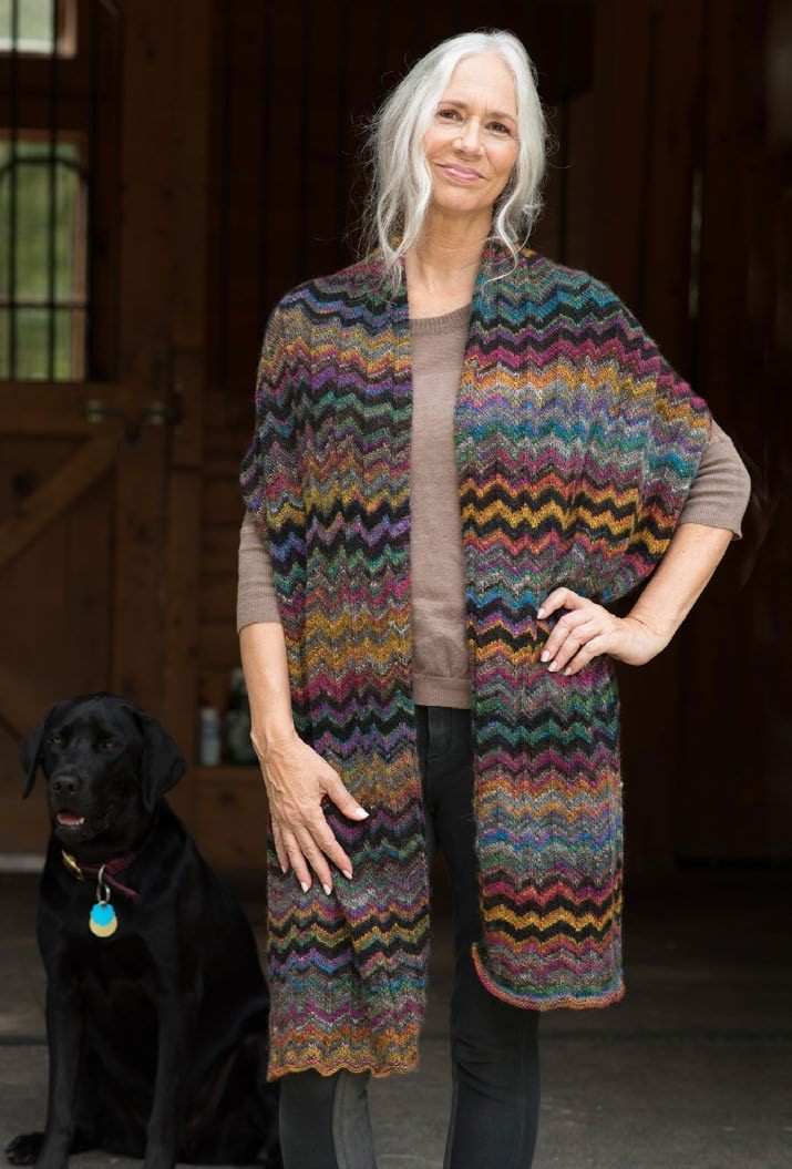 Berroco Jardin Wrap Knitting Pattern