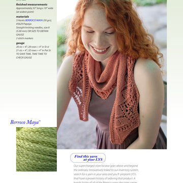 Berroco Bajada Scarf Knitting Pattern