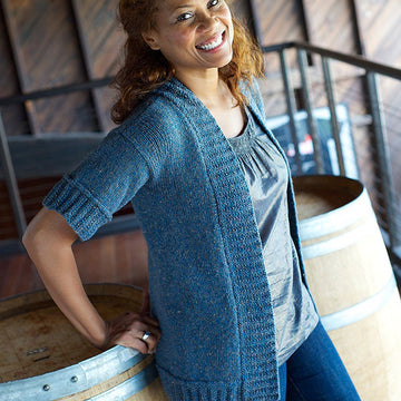 Mallard Cardigan in Berroco Flicker Aran PDF (Free)