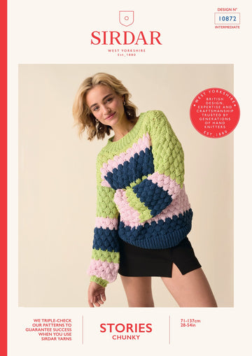 Stripes But Better Sweater Jumper Knitting Pattern