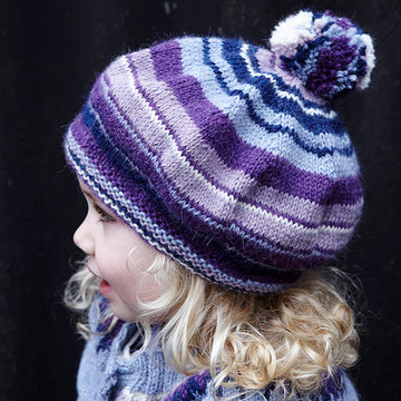 Debbie Bliss Agnes Cardigan & Beret Knitting Pattern