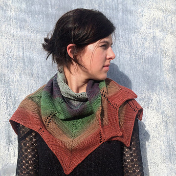 Freia Fine Handpaints Antheraea Wrap Knitting Pattern