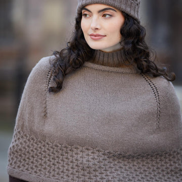 Rosalie Hat + Poncho Cape Knitting Pattern