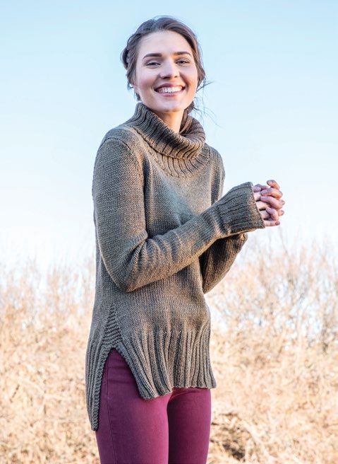 Audre Pullover Jumper Knitting Pattern