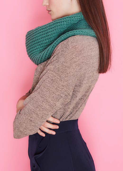 Paintbox Yarns Snowdrift Cowl Knitting Pattern
