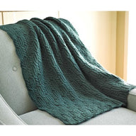 Valley Yarns Soft Cables Afghan Knitting Pattern