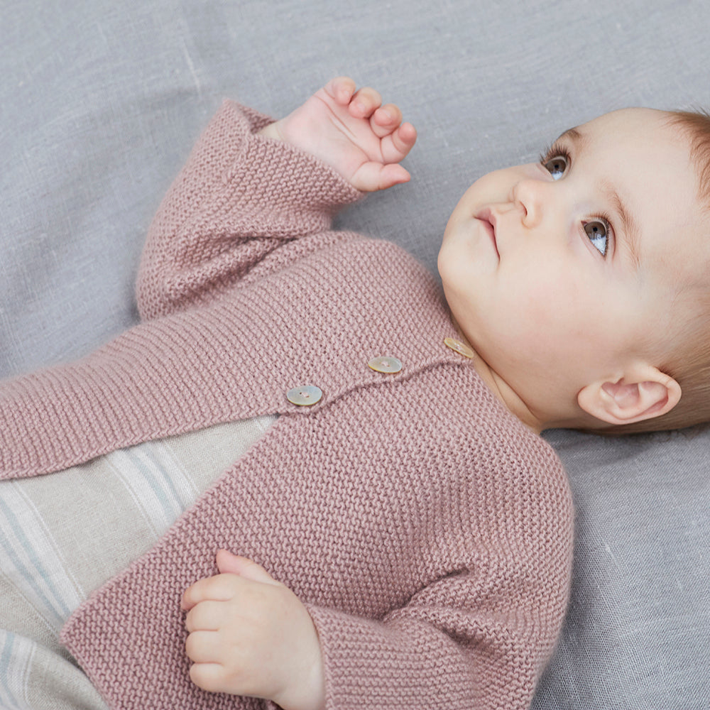 Debbie Bliss Carina Jacket & Bootees Knitting Pattern