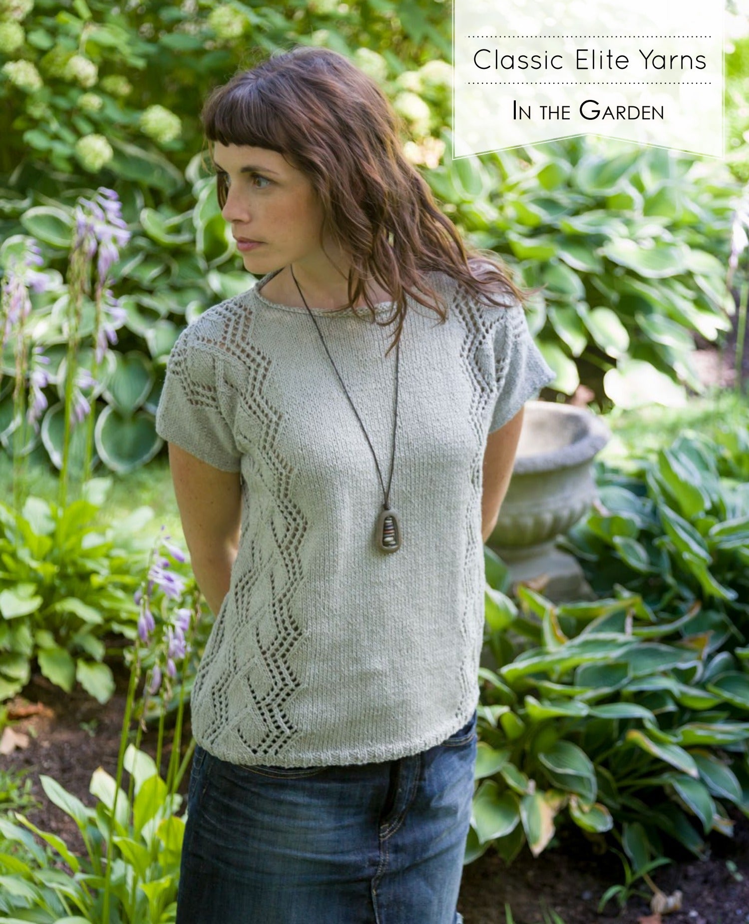 Classic Elite Yarns In The Garden Knitting Pattern