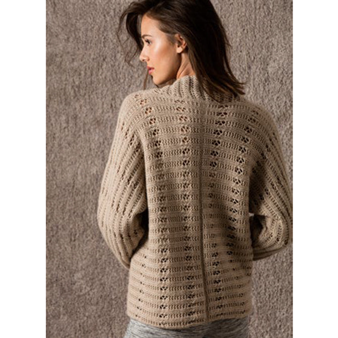 String Buckhead Open-Front Cardigan Knitting Pattern