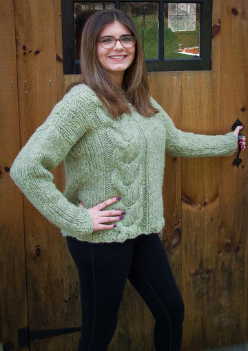 Cabled Pullover No. Knitting Pattern