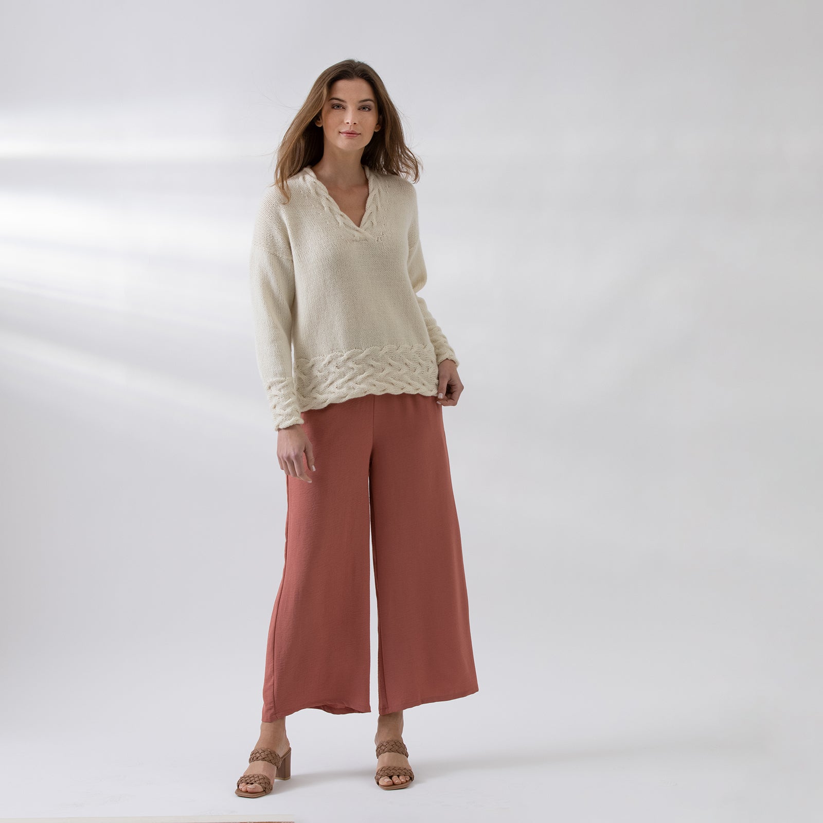 Violet Pullover Jumper Knitting Pattern