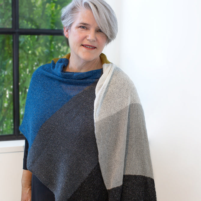 Shibui Knits Medley Wrap Knitting Pattern