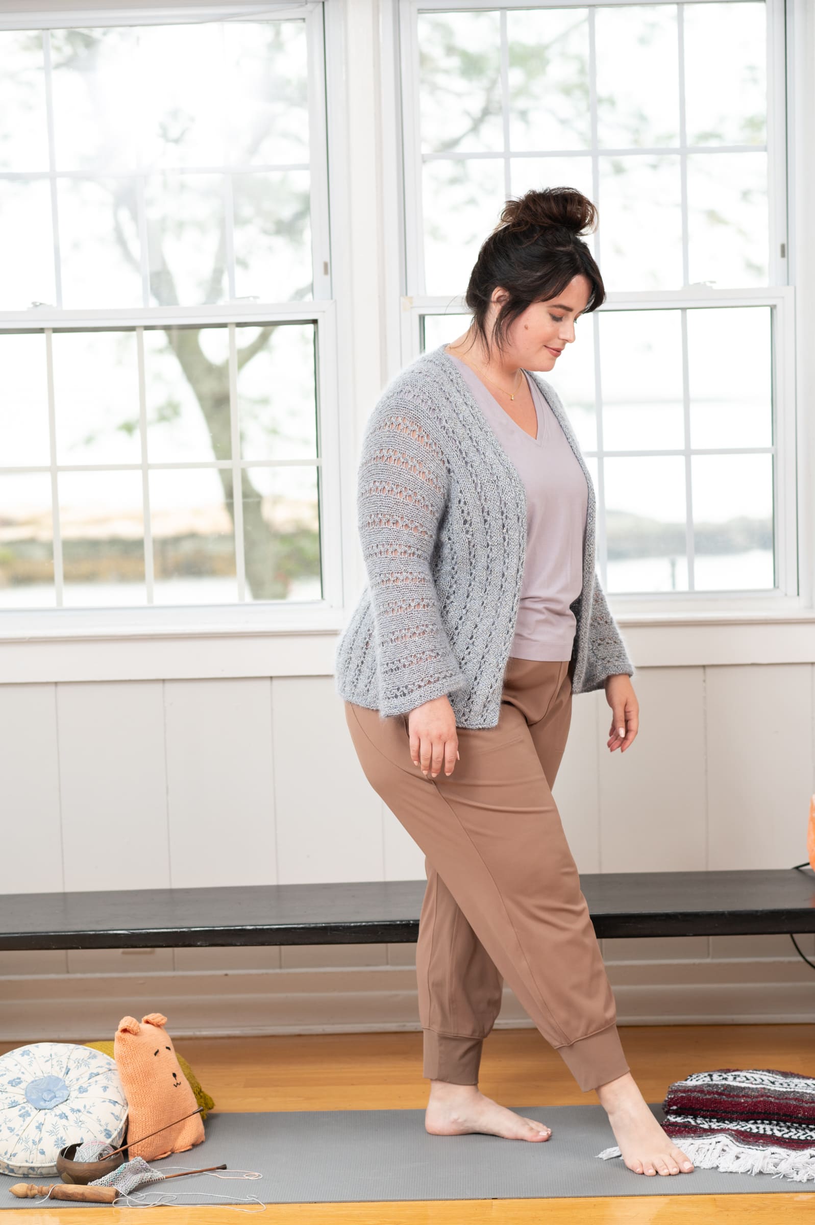 Berroco Rest & Reset Halaby Cardigan Knitting Pattern