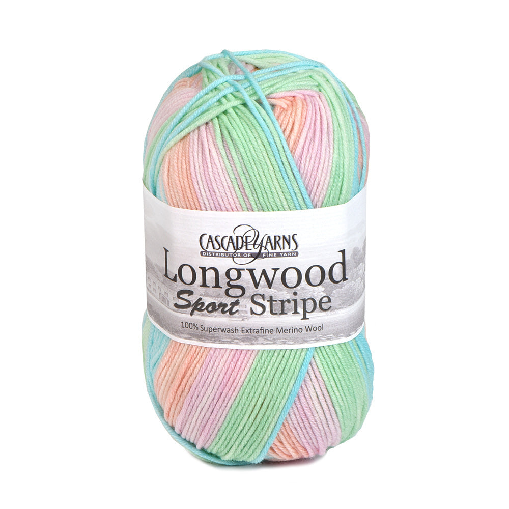 Cascade Yarns Longwood Sport Stripe Yarn - Superwash Merino DK