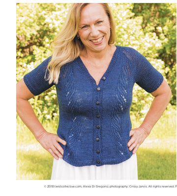 Twist Collective Deloraine Cardigan Knitting Pattern