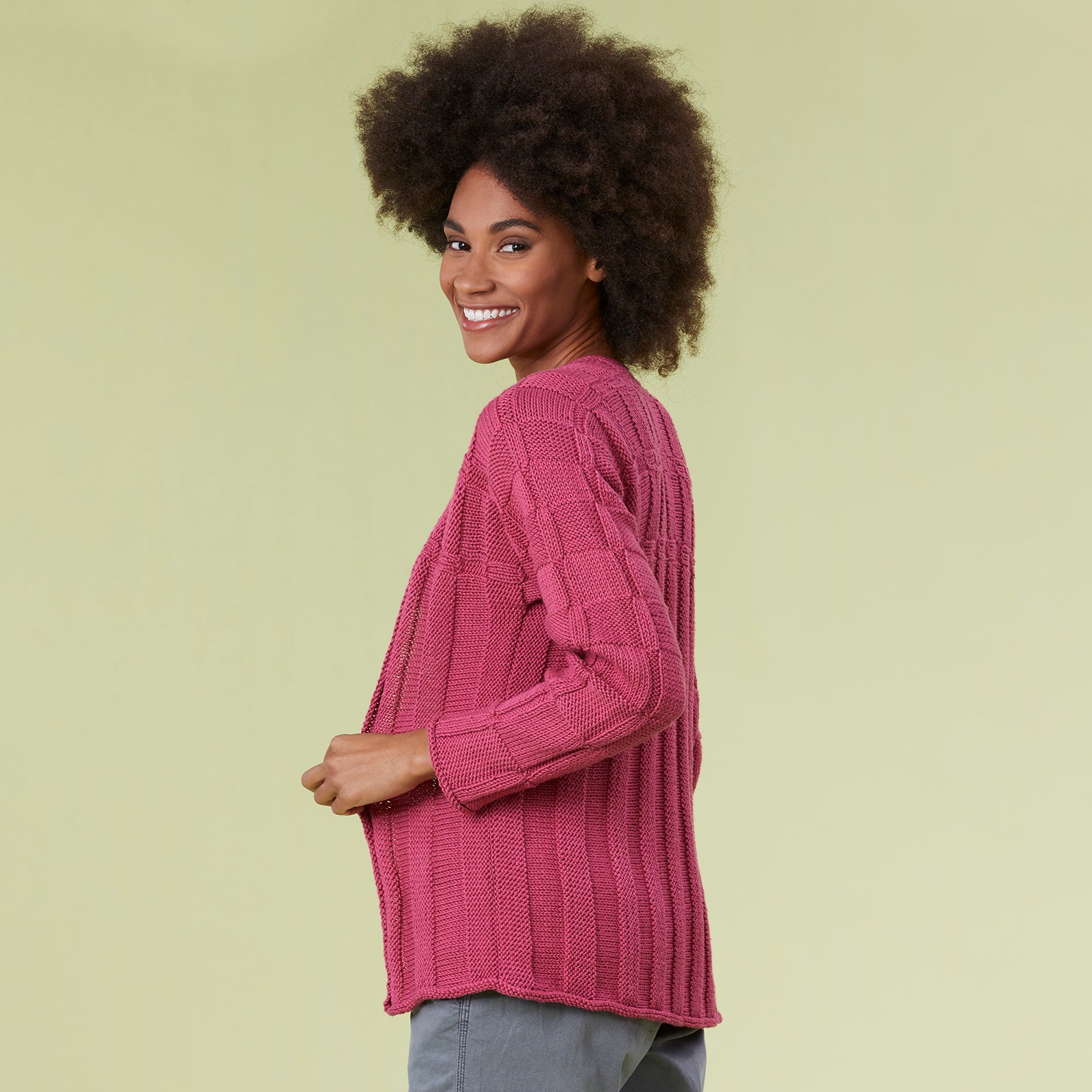 Tahki Yarns Rehoboth Cardigan Knitting Pattern
