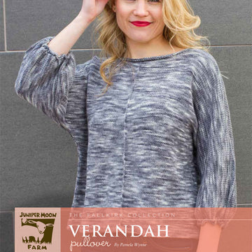 Verandah Pullover in Juniper Moon Findley DK Dappled - J25-02 - PDF