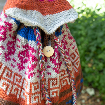 Deramores Aztec Backpack Bag Knitting Pattern