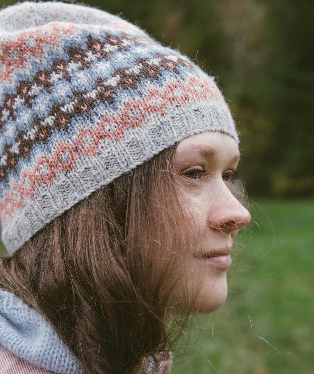 Churchmouse Studio Colorwork Cap Hat Knitting Pattern