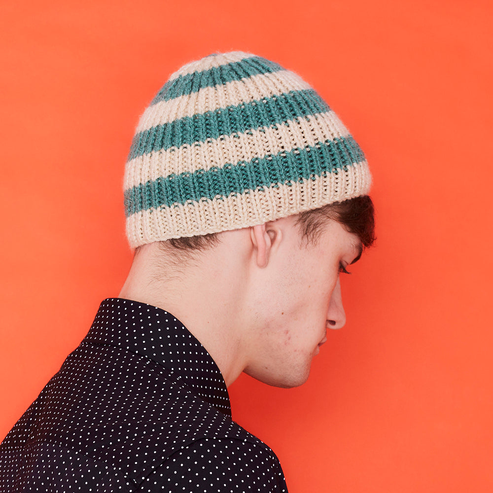 Paintbox Yarns Easy Beanie Hat Knitting Pattern