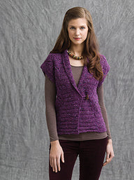 Tahki Yarns Sierras Vest Knitting Pattern