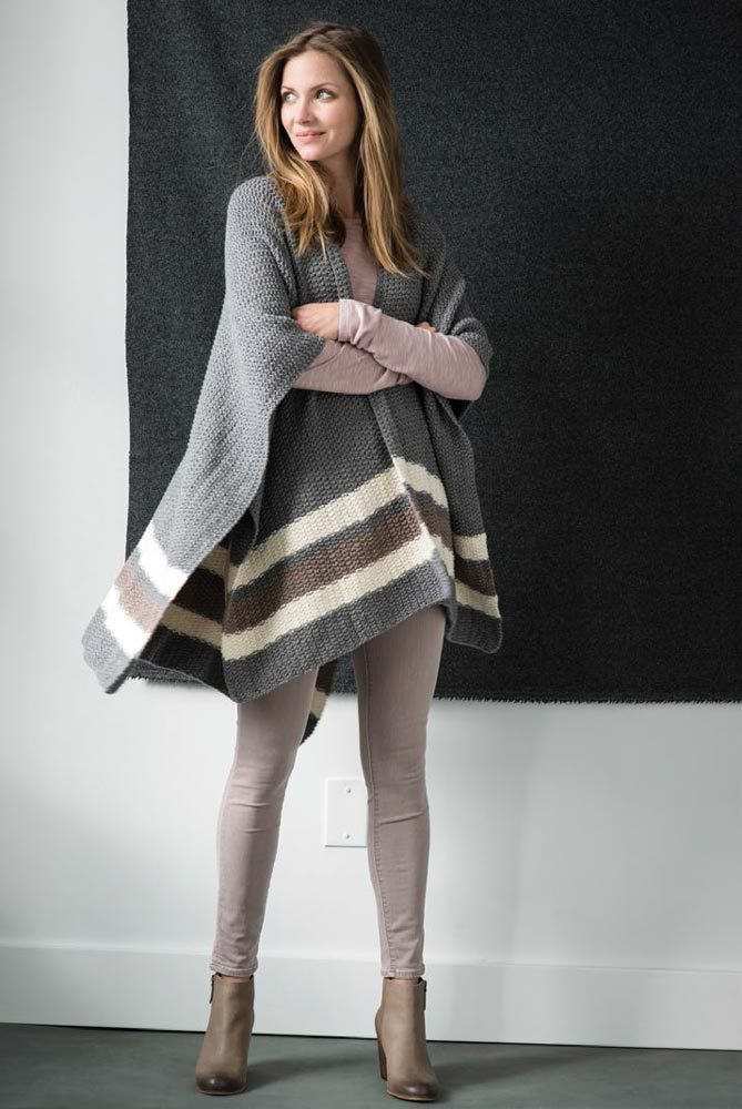 Caledonia Poncho Cape Knitting Pattern
