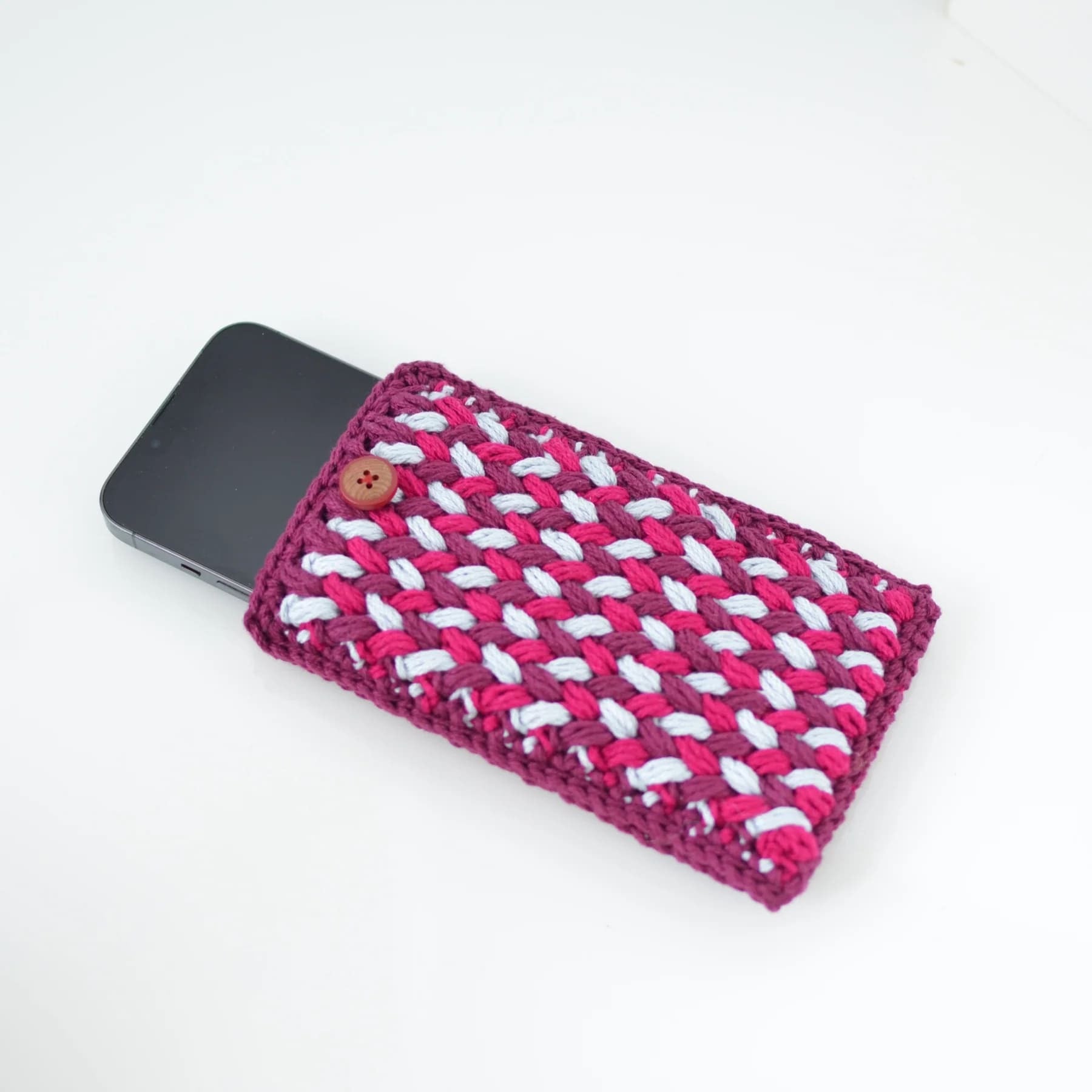 Mobile Phone Pouch Accessory Crochet Pattern