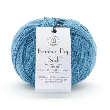Universal Yarn Bamboo Pop Sock Solids Yarn - Bamboo 3 Ply