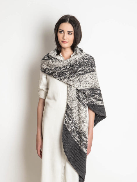 Blue Sky Fibers Worthington Wrap Scarf Knitting Pattern