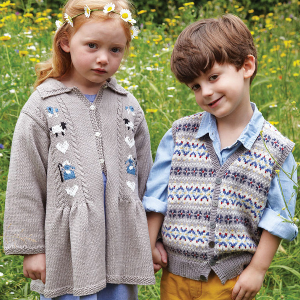 Debbie Bliss Collared Smock Coat Knitting Pattern