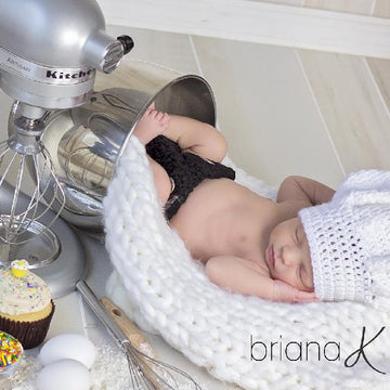 Newborn Chef Hat and Diaper Cover