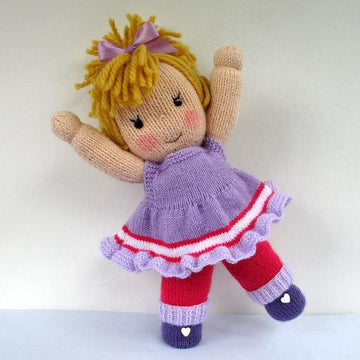 Jasmine and Violet - Knitted Dolls