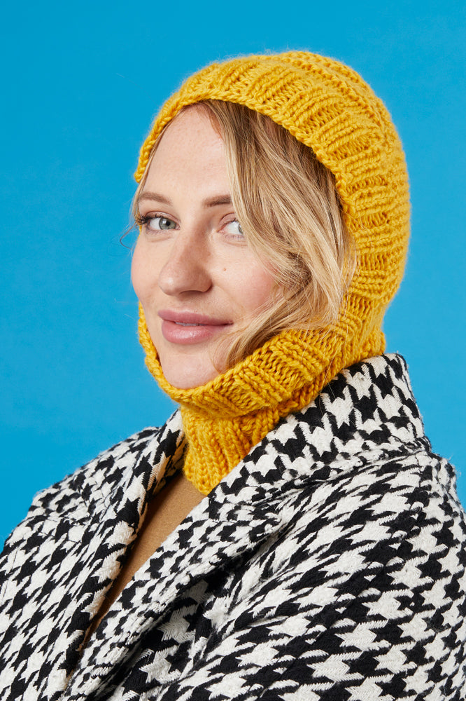 Paintbox Yarns Bashful Balaclava Knitting Pattern