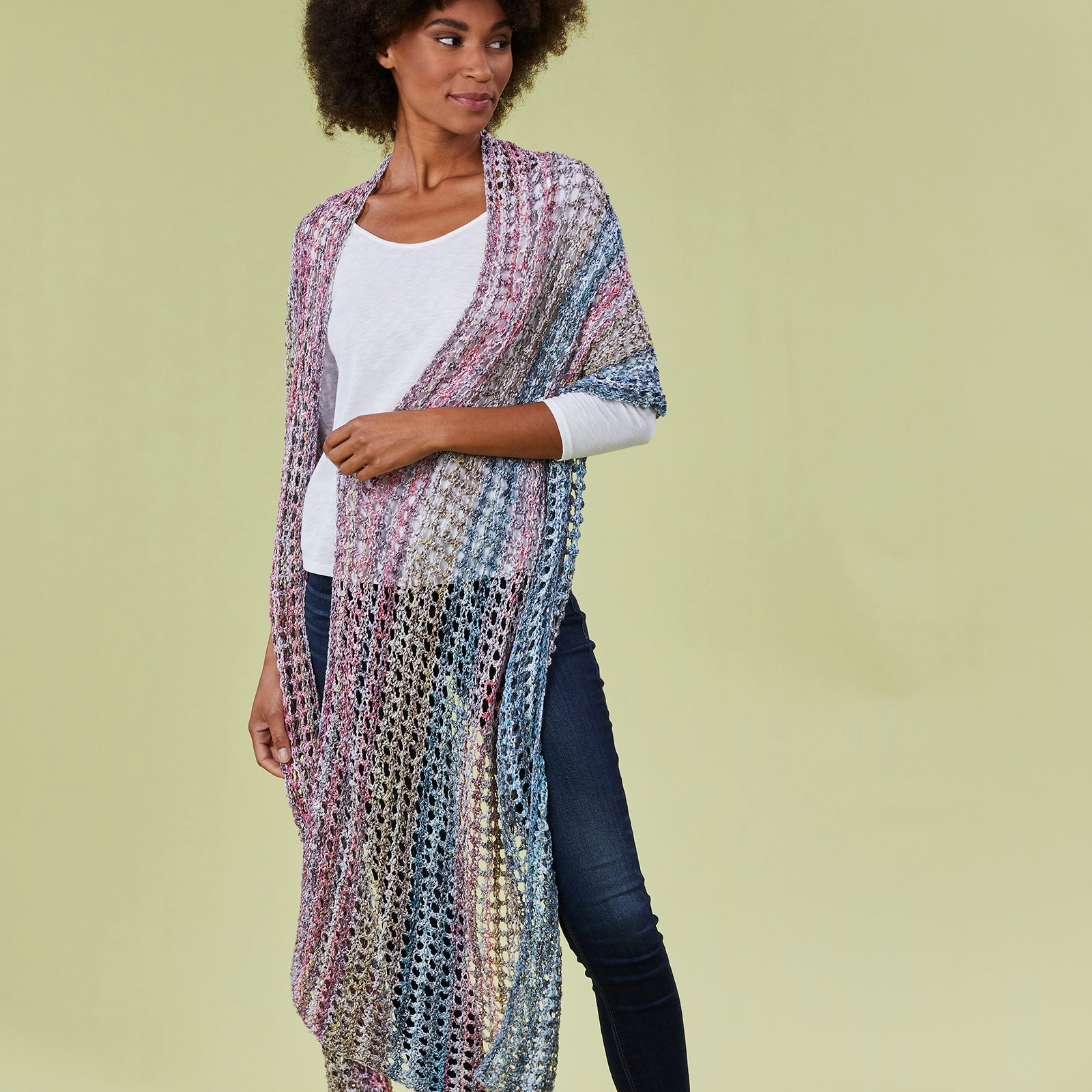 Tahki Yarns Sag Harbor Wrap Knitting Pattern