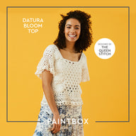 Paintbox Yarns Datura Bloom Top Crochet Pattern
