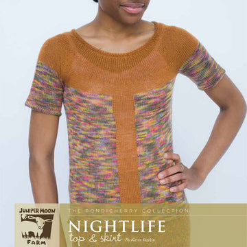 Nightlife Top Skirt in Juniper Moon Farm Findley and Findley Dappled