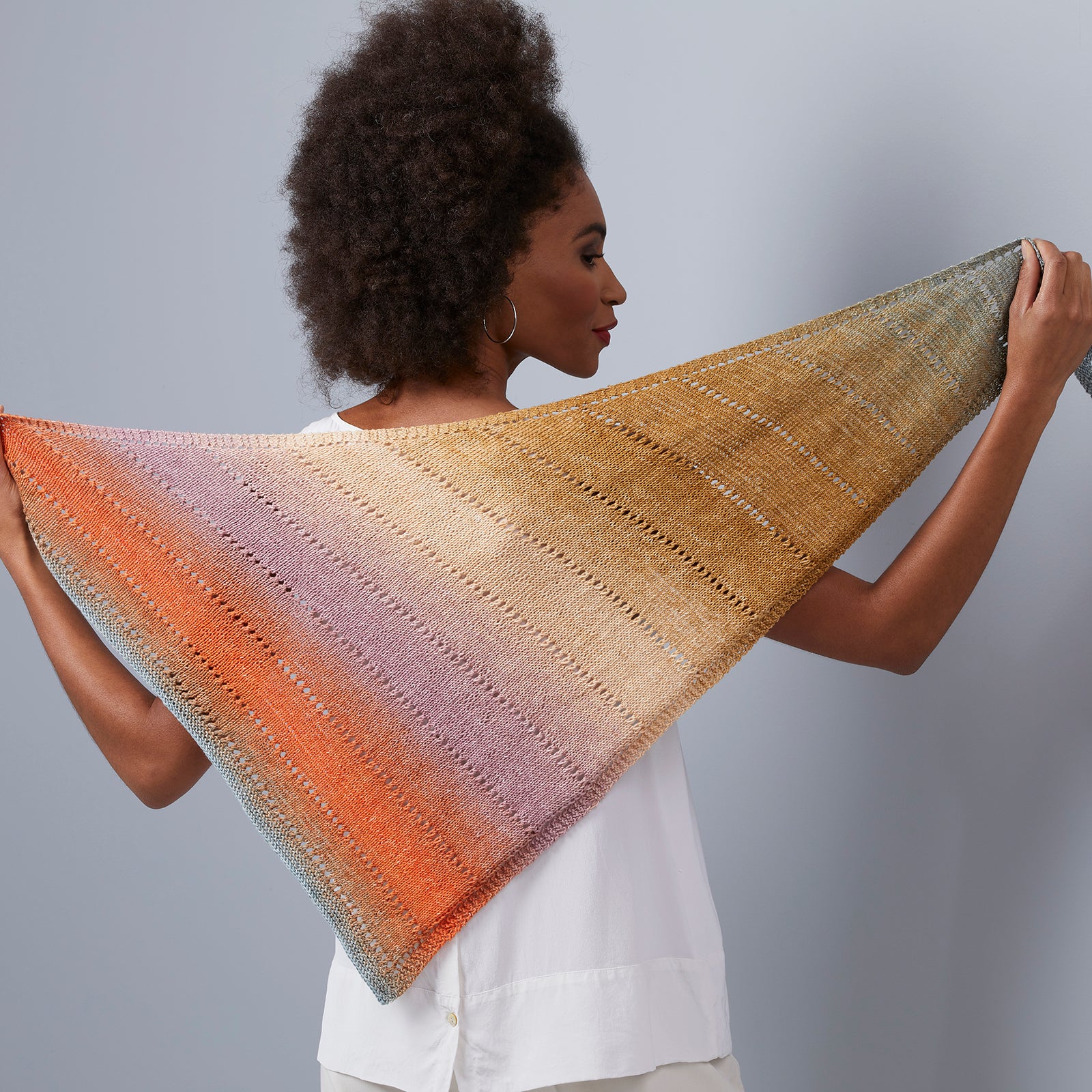 Sesia Demi Shawl Knitting Pattern